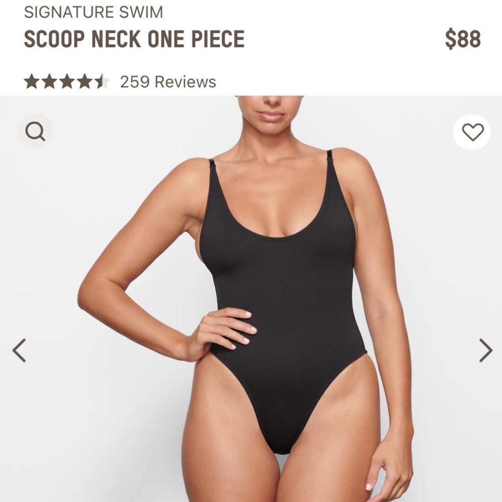 Skims One Piece Swim - NWT - Onyx